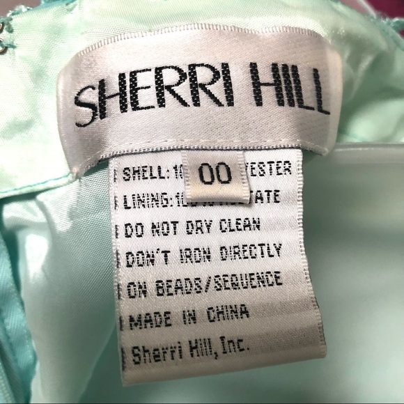 Dress - Sherri Hill, High/Low, Ombré’ Halter - Picture 5 of 6